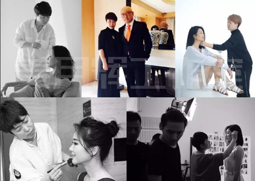 姜月辉老师与名人的合影